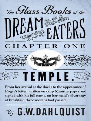 cover image of The Glass Books of the Dream Eaters (Chapter 1 Temple)